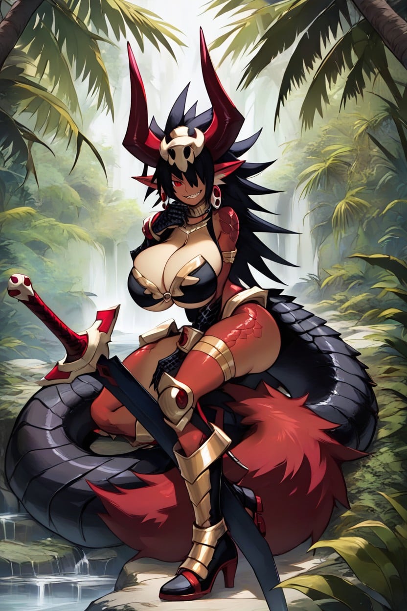 Tall, 18+, Gold Diadem Hentai AI Porn