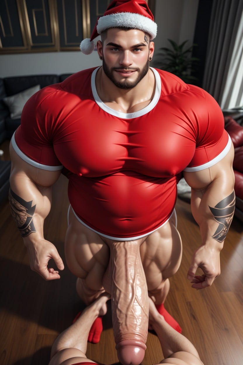 Heavy Pecs, Big Muscles, Hyper Cocks Porno IA Gay