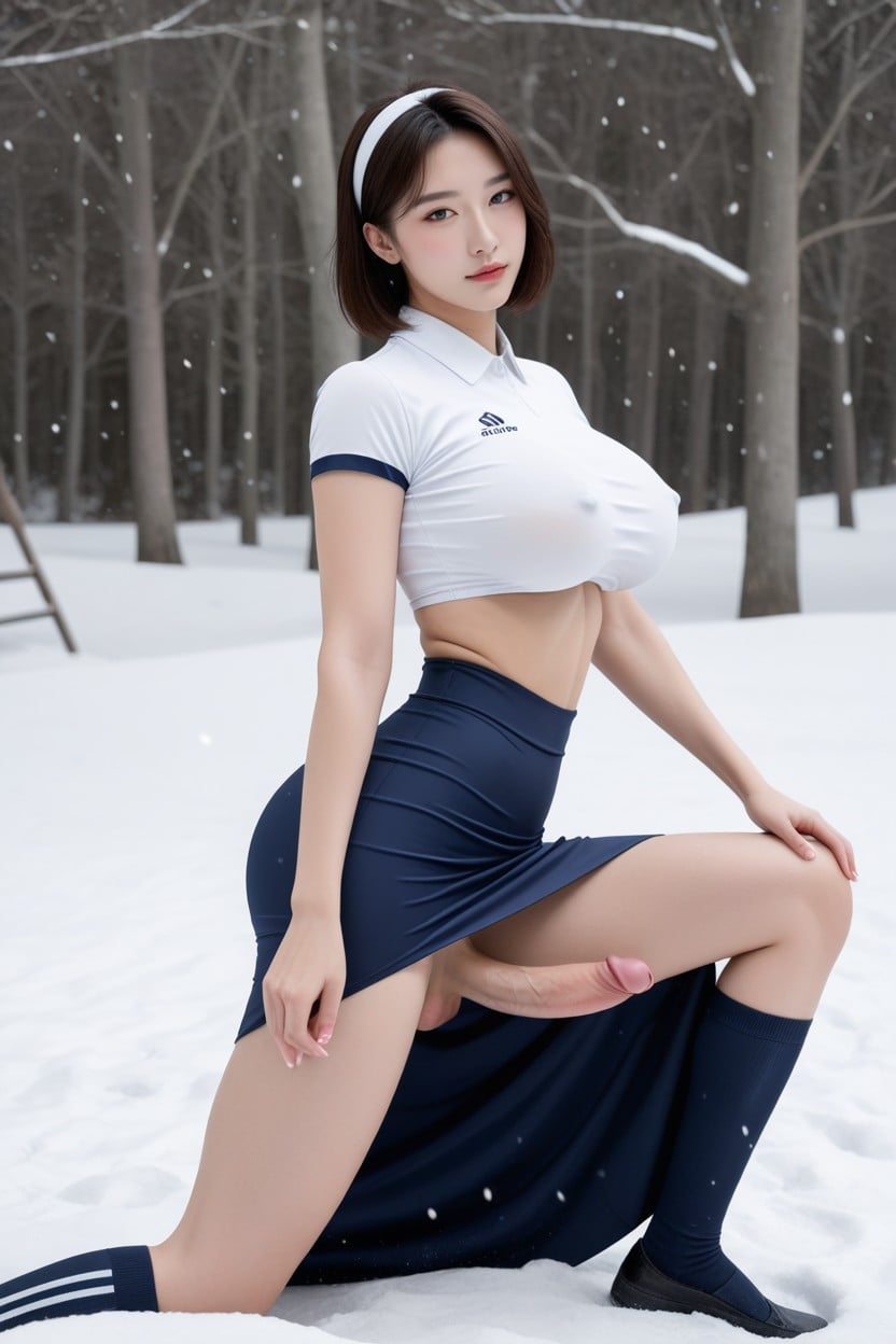 Long Legs, Stunning Korean Goddess Face, High Res Asian AI Porn