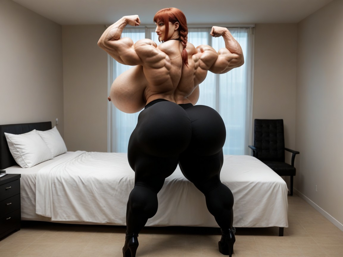 Erect Nipples, Voluptuous, Gigic Biceps AI Porn