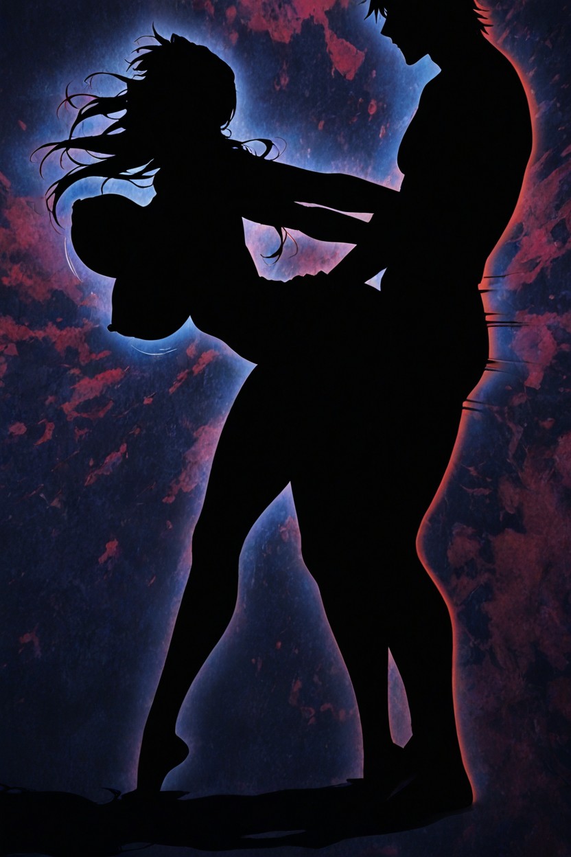 Moaning, Dark Silhouette, 18+ Hentai AI Porn