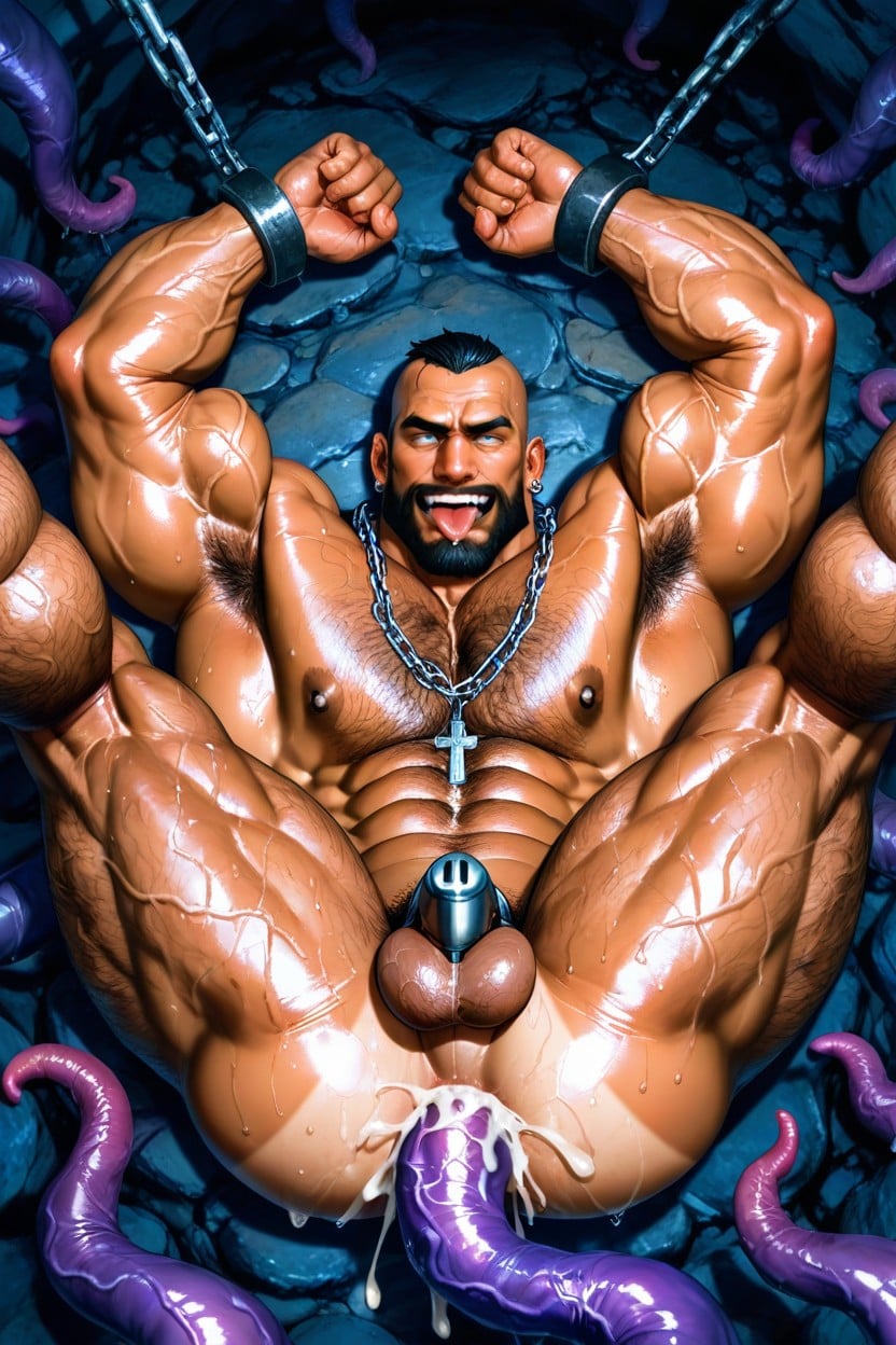 Massive Legs, Veiny Arms, Shaved Body Porno IA Gay