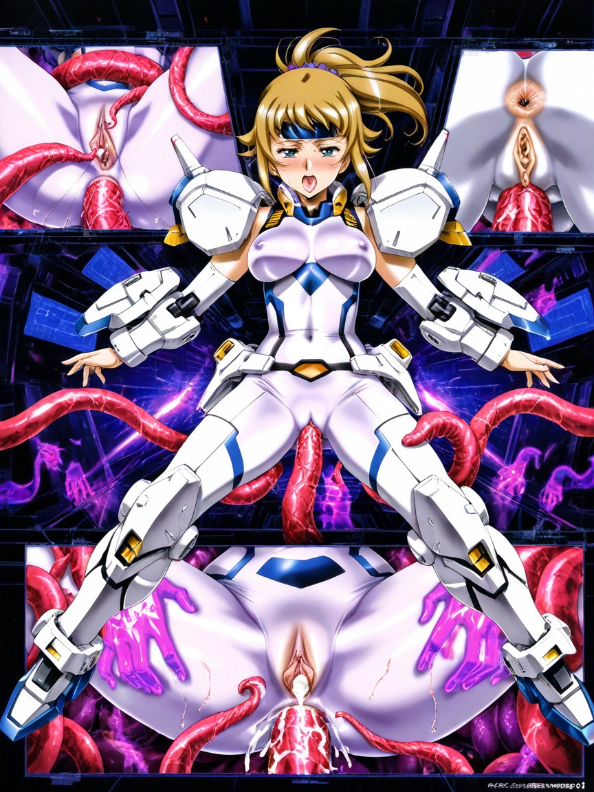 Dynamic Pose, Urusihara Satoshi Art Style, Crotch To Viewer Hentai AI Porn