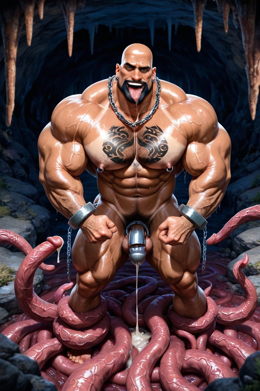 Huge Veins, 18+, Muscular Legs ゲイAIポルノ
