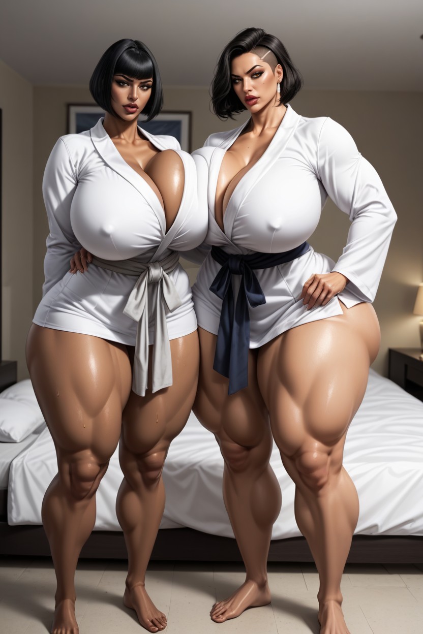 Wide Hips, Perfect Shapely Thick Figure, 30+ AI Porn