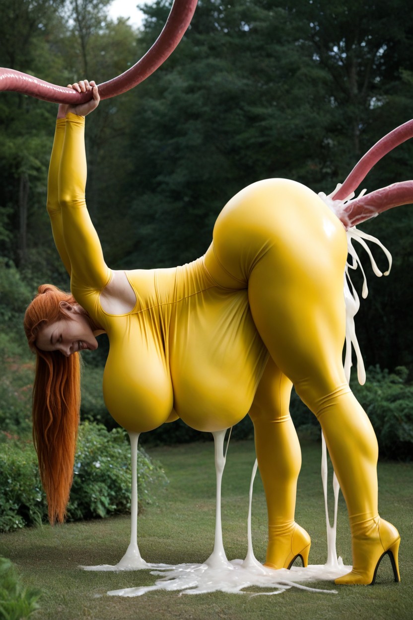 Massive Tentacles, Skinny, In Field AI Porn