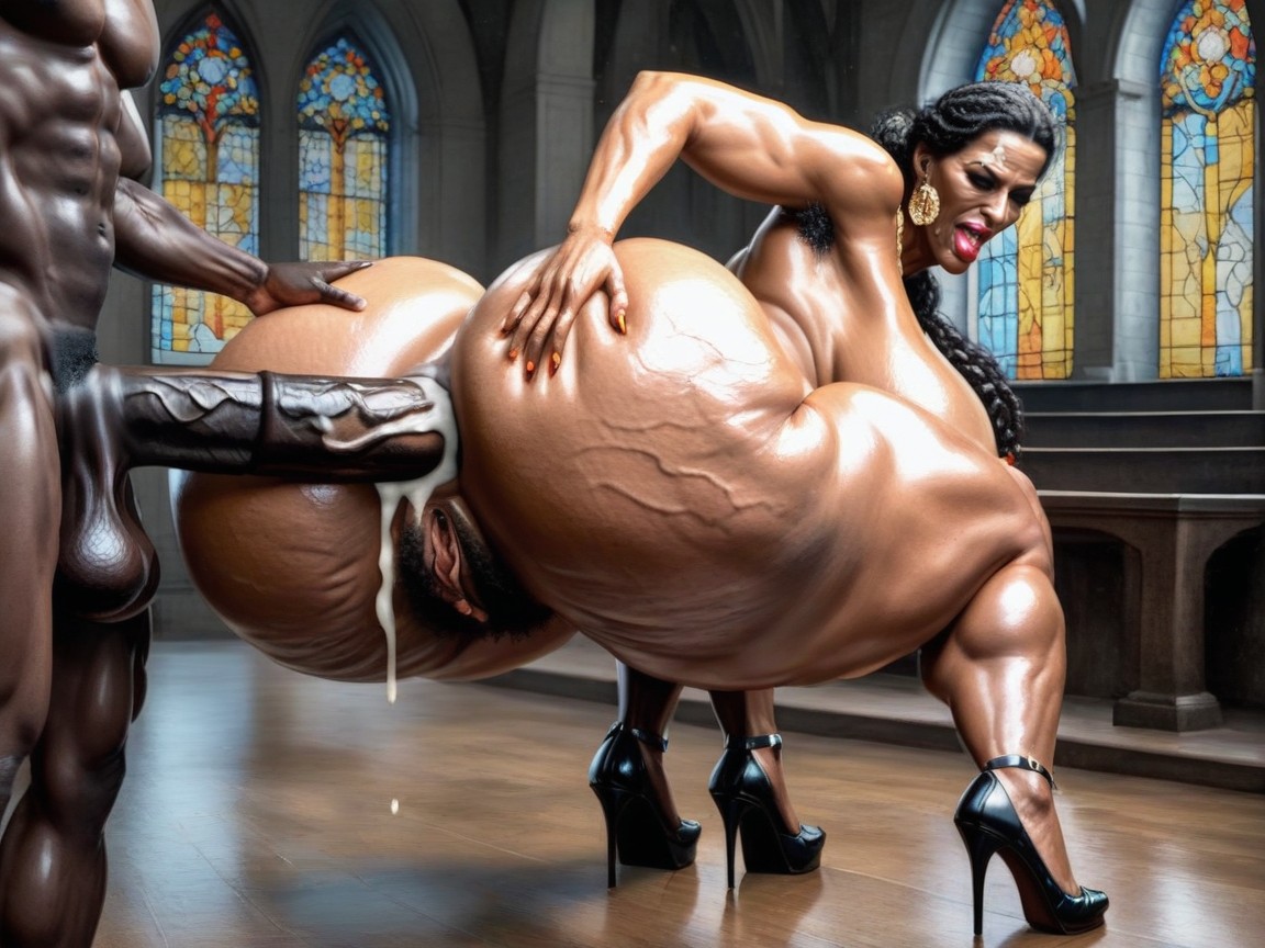 Naked, Angry, Pronebone AI Porn