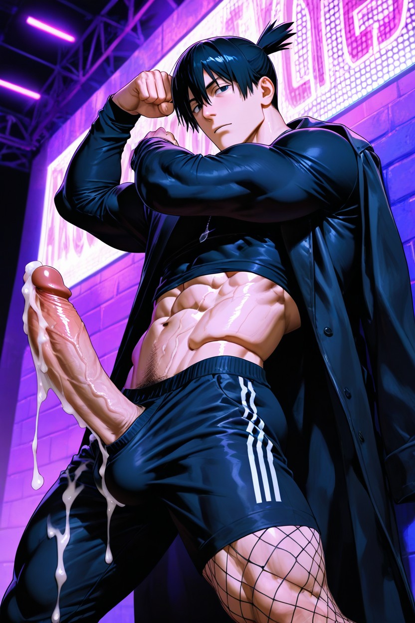 Crop Top, Gay, Gigantic Soft Cock AI同性恋黄片