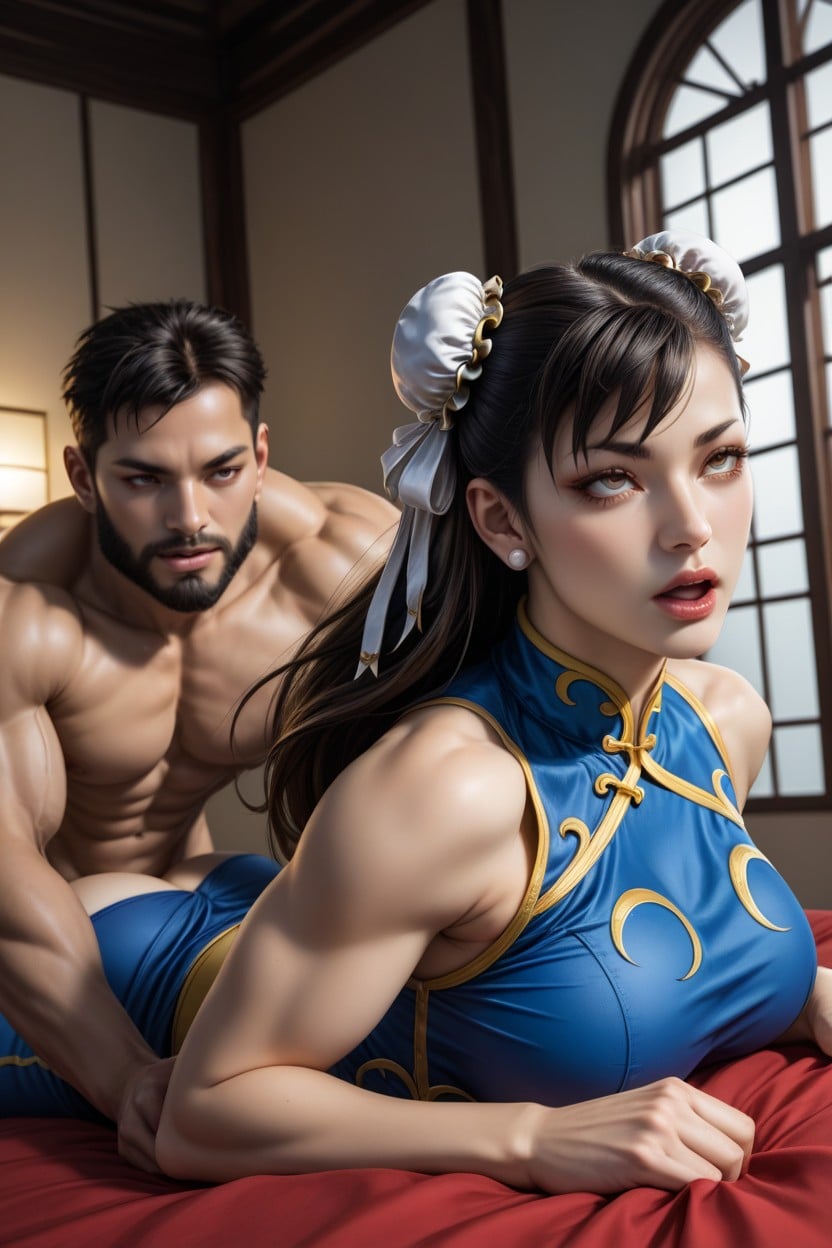 Medium Breast, Pants Down, Open Eyes Hentai AI Porn