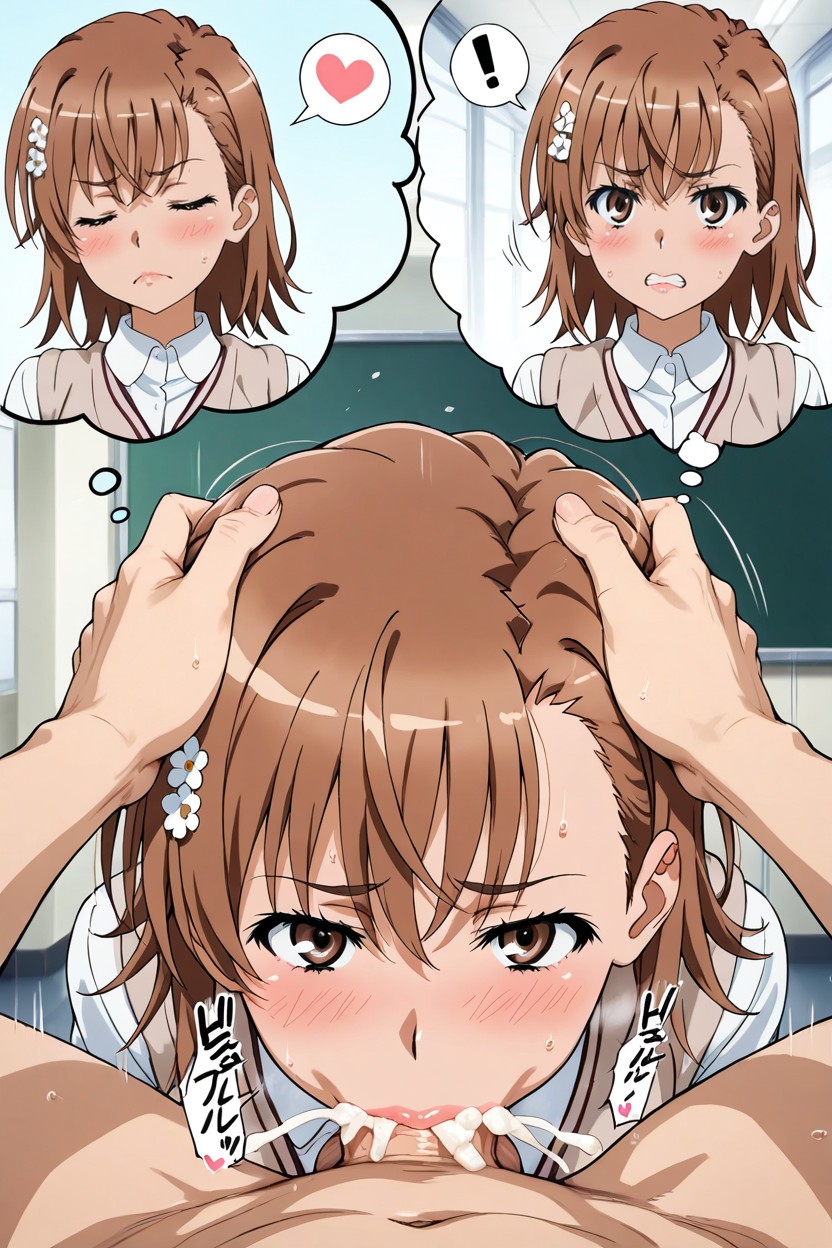 Spoken Exclamation Mark, Throatfuck, Motion Lines Hentai IA