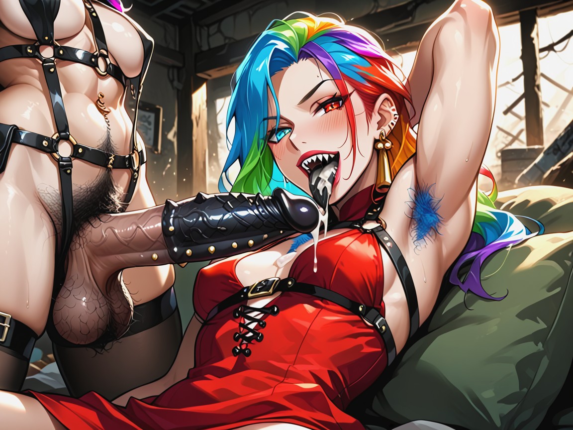 Tongue Piercings, Messy Room, Small Ass Hentai AI Porn
