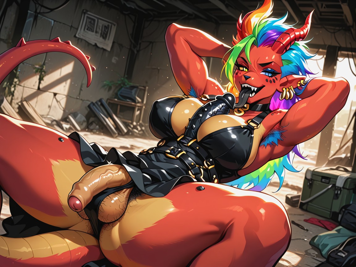 Black Penis, Jewelry, Furry Limbs Hentai AI Porn