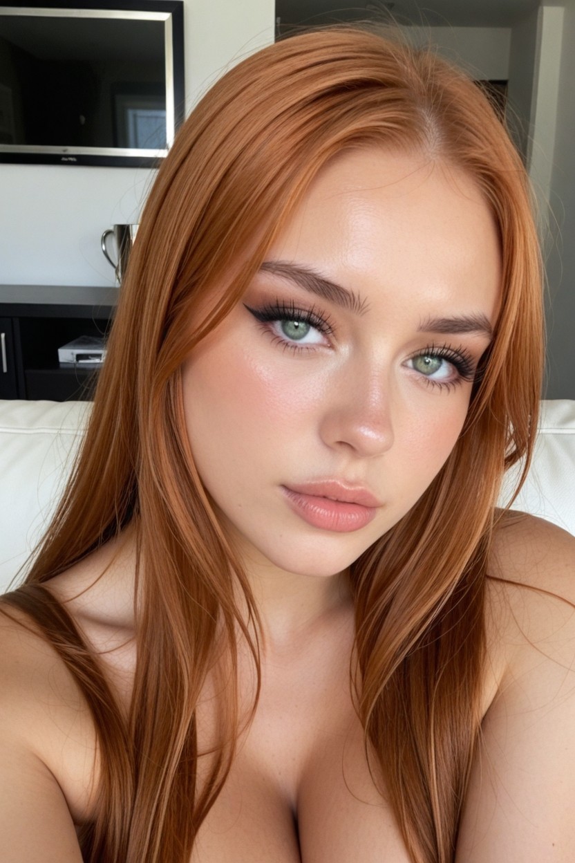 Black Eyeliner, Fit, Perfect Thighs AI Porn