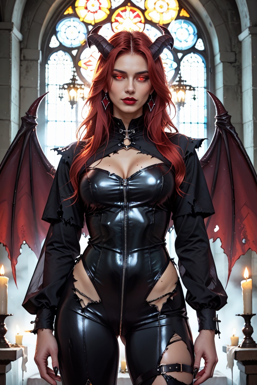 Photorealistic, Counter Light, Latex Bodysuit AI Porn