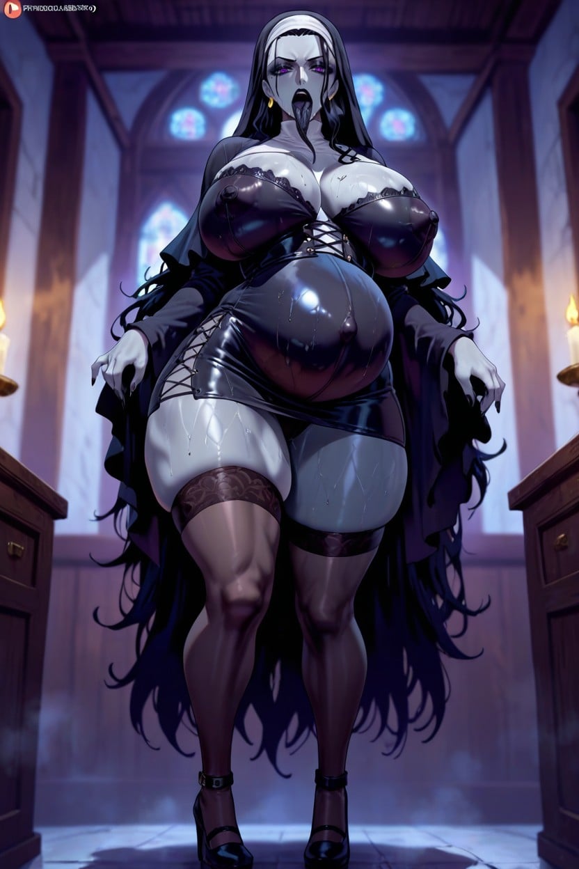 Shexyo Art Style, Messy Hair, Ssbbw Hentai AI Porn