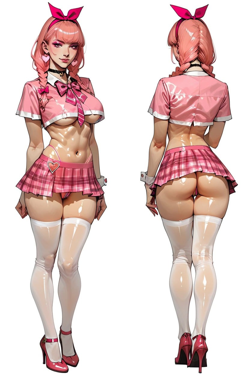18+, High Resolution, Navel Exposed Hentai IA