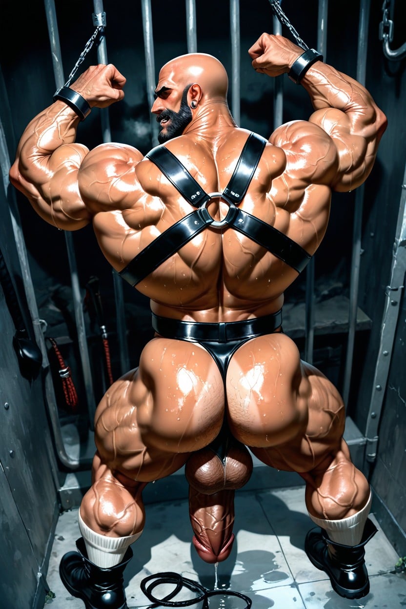 Piss, Massive Legs, Wet AI Gay Porn