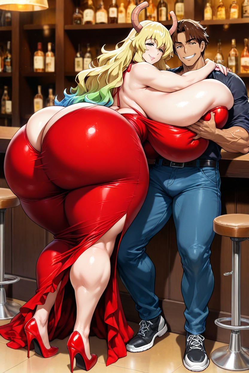 Bar, Man, Smirk Hentai AI Porn
