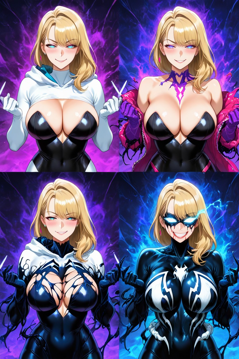 Dominant Pose, Model Pose, Off-shoulder AI Porn