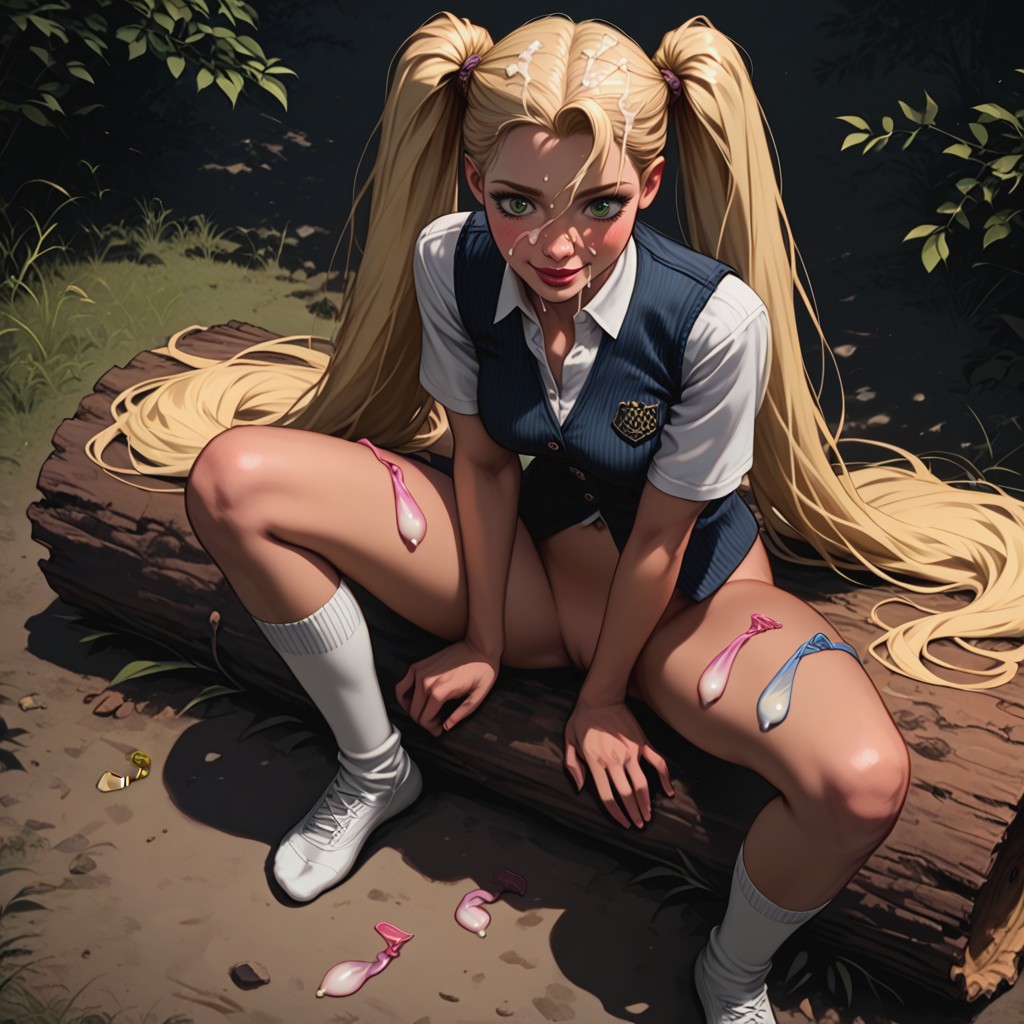 Slimbody, High Knee Socks, Rapunzel Hentai AI Porn