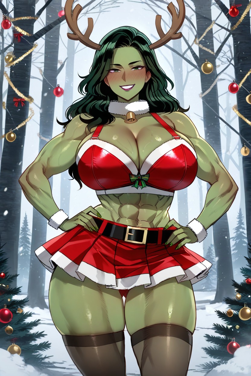 Abs, Fit Body, Escote Hentai IA