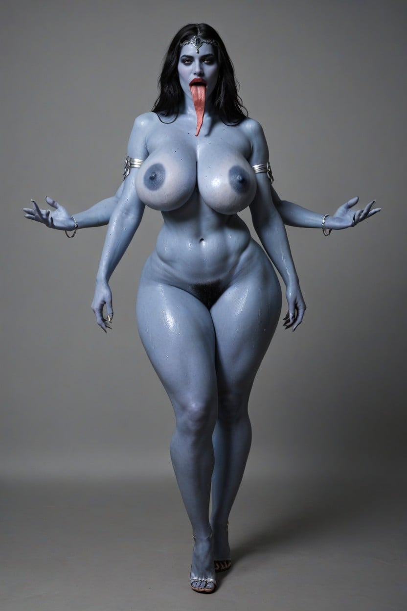 Extra Breasts, Divine, Huge Thighs AI Porn