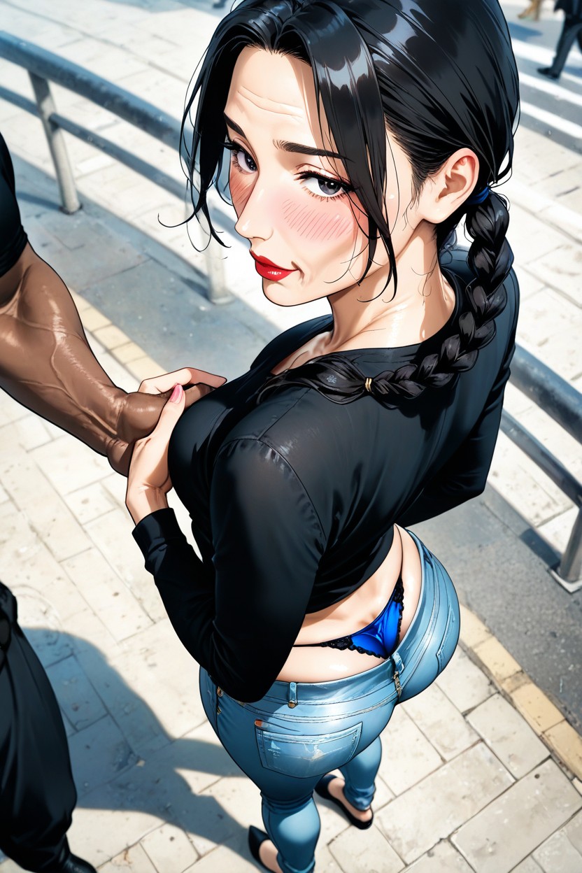 Beautiful Asian, Bubble Butt, Skinny Hentai AI Porn