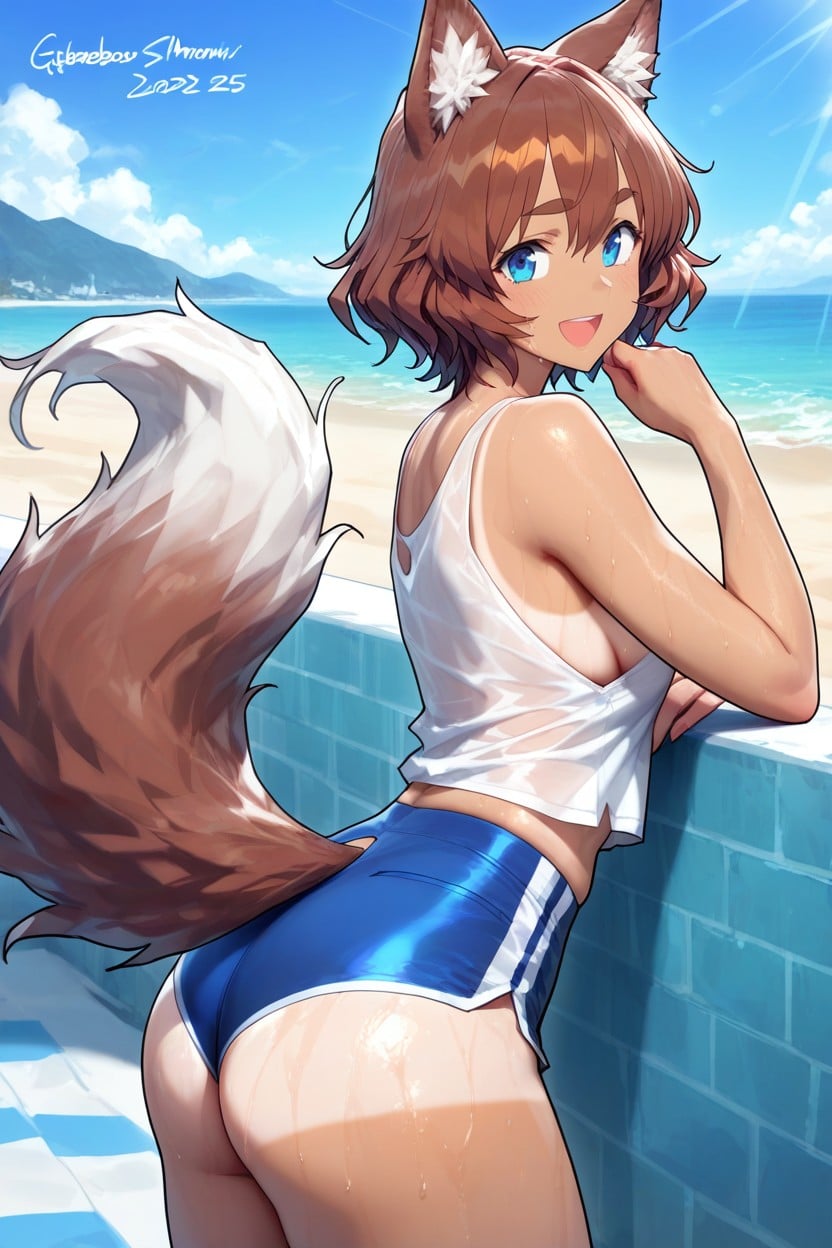 Delicate Build, 18+, Tomboy Hentai AI Porn