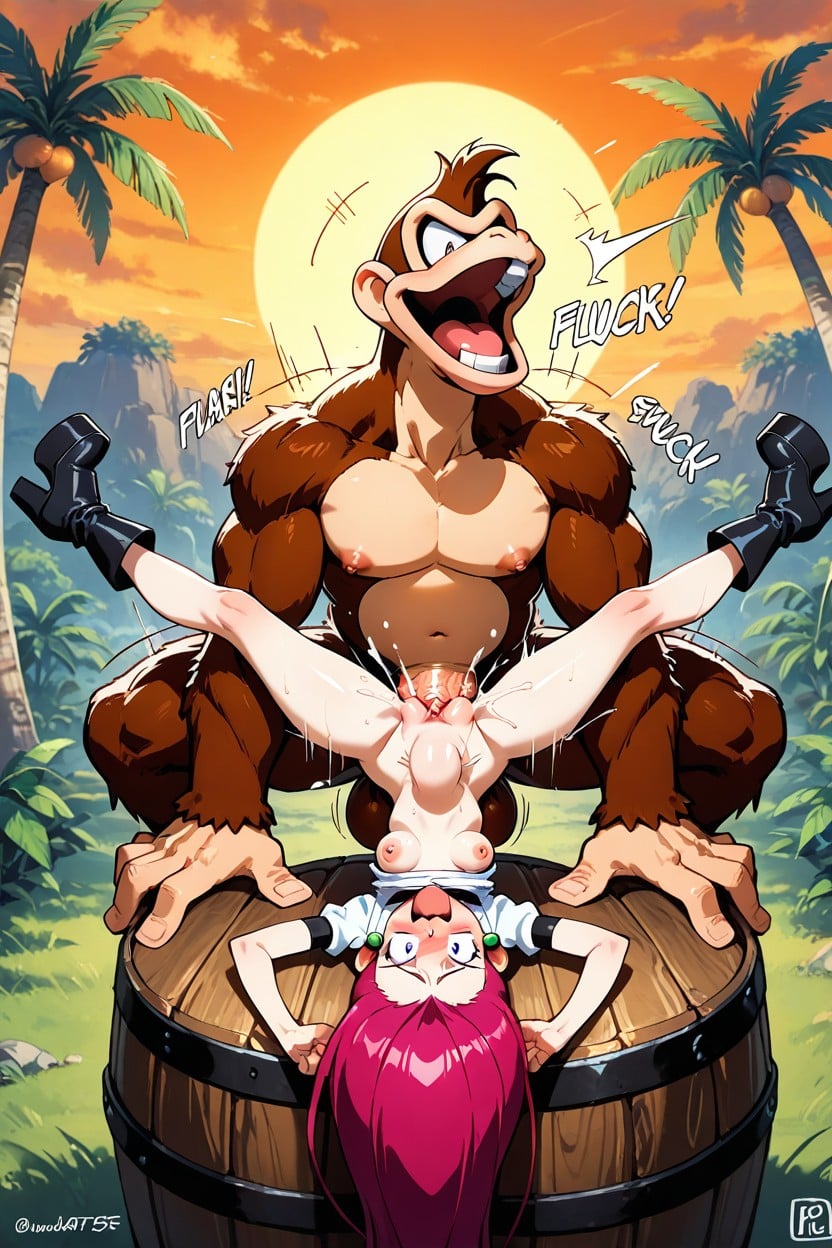 Big Testicles, Hardcore Sex, Smug Expression Hentai AI Porn
