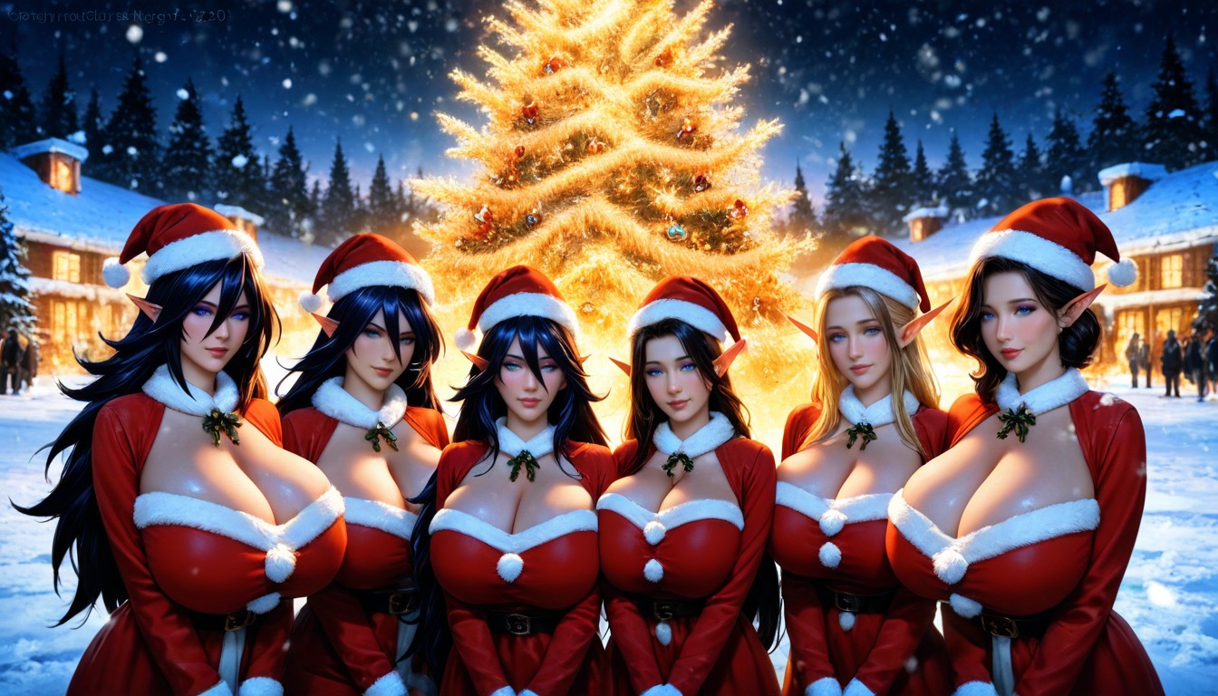 Gentle Snowfall, 20+, Realistic Style AI Porn