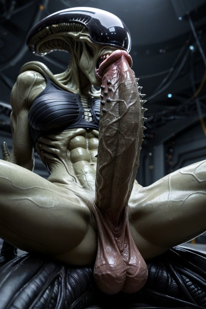 Bulging Veins, Extreme Waist, Barbed Penis AI Porn