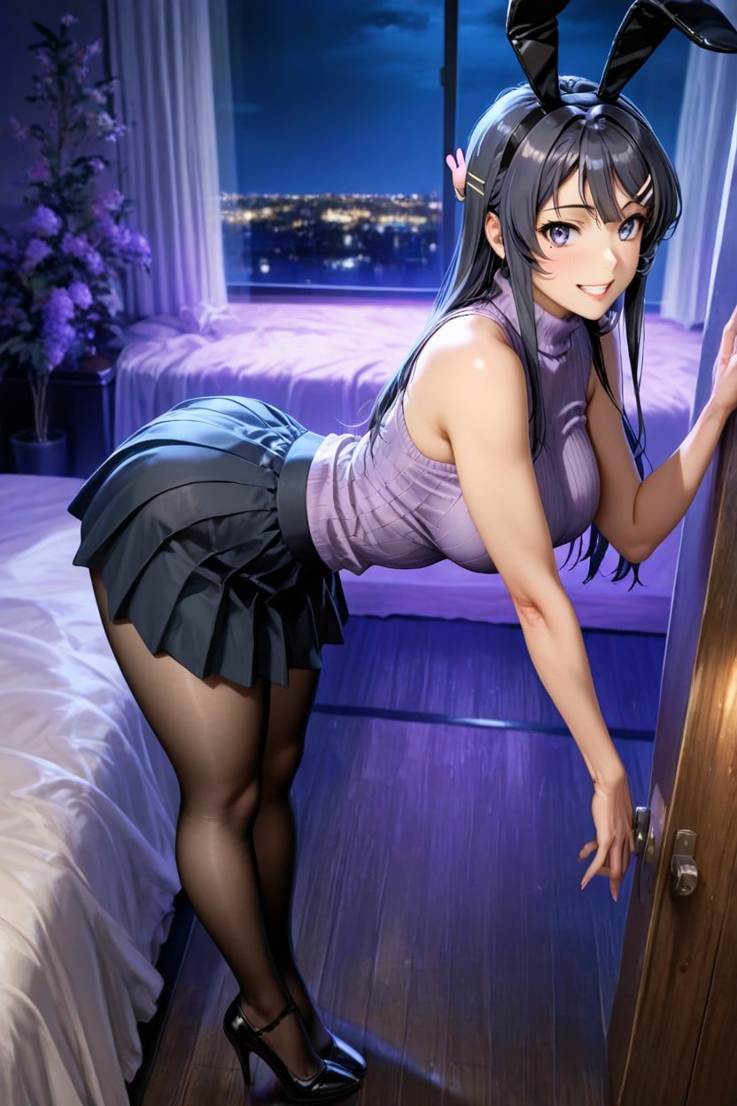 Bedroom, Night, Its Dark In The Room Hentai AI Porn