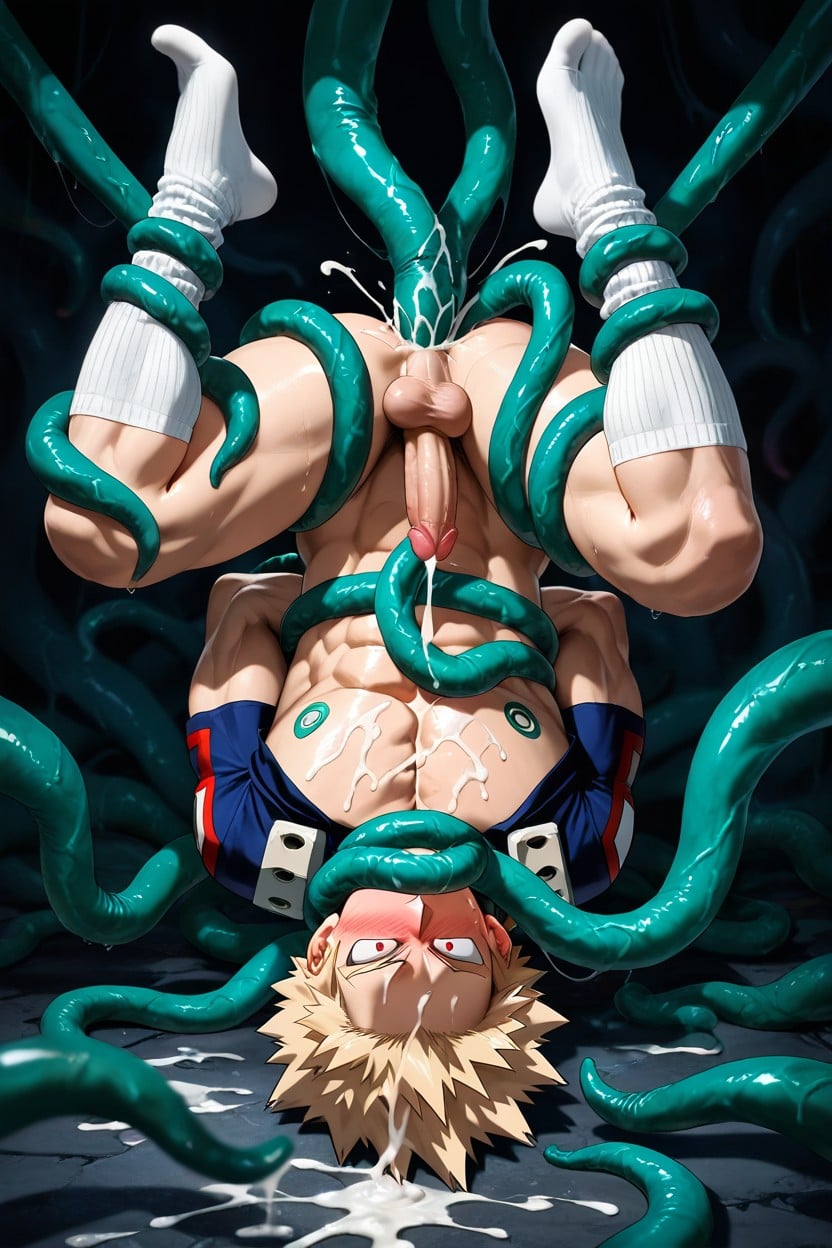 Bedroom, Messy, In A World Of Tentacles AI Gay Porn