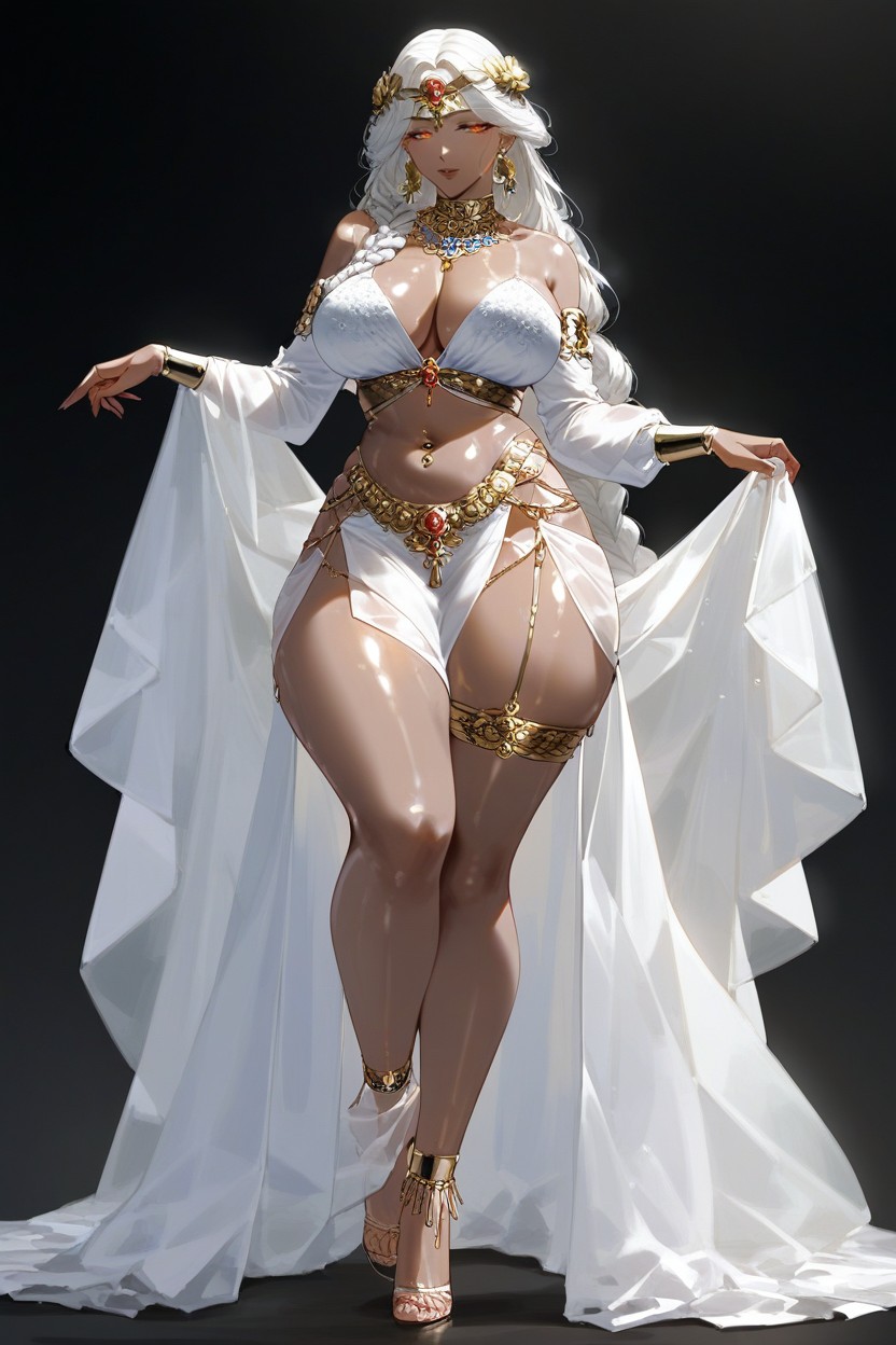Belly Piercing, Divine Clothes, Jewelry ヘンタイAIポルノ