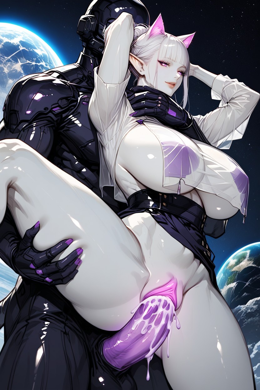 Space, Cinematic, Fuck By Female Furry AI Porn