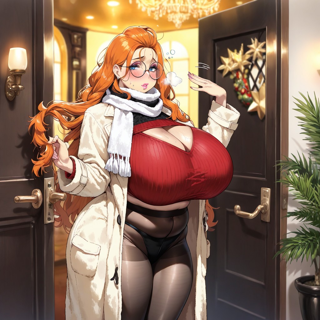 Side View, Ginger Hair, Full Thighs AI Gay Porn