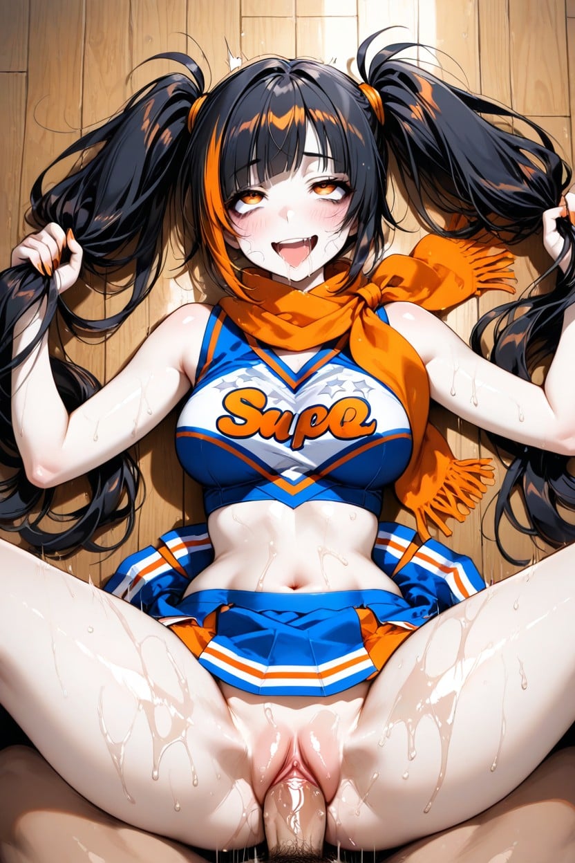 Emo, Crop Top, A Satisfied Face Hentai AI Porn