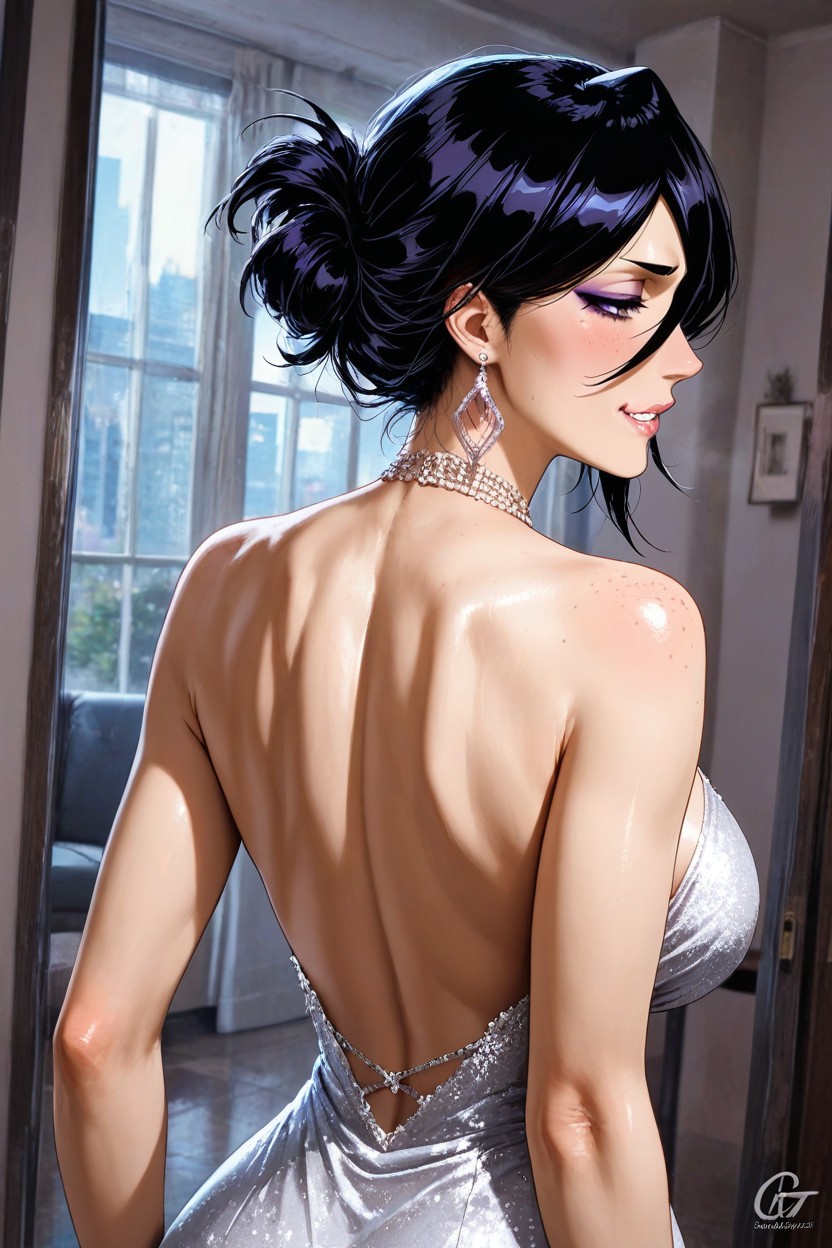 Loose Hair, 18+, Kuchiki Rukia Hentai AI Porn