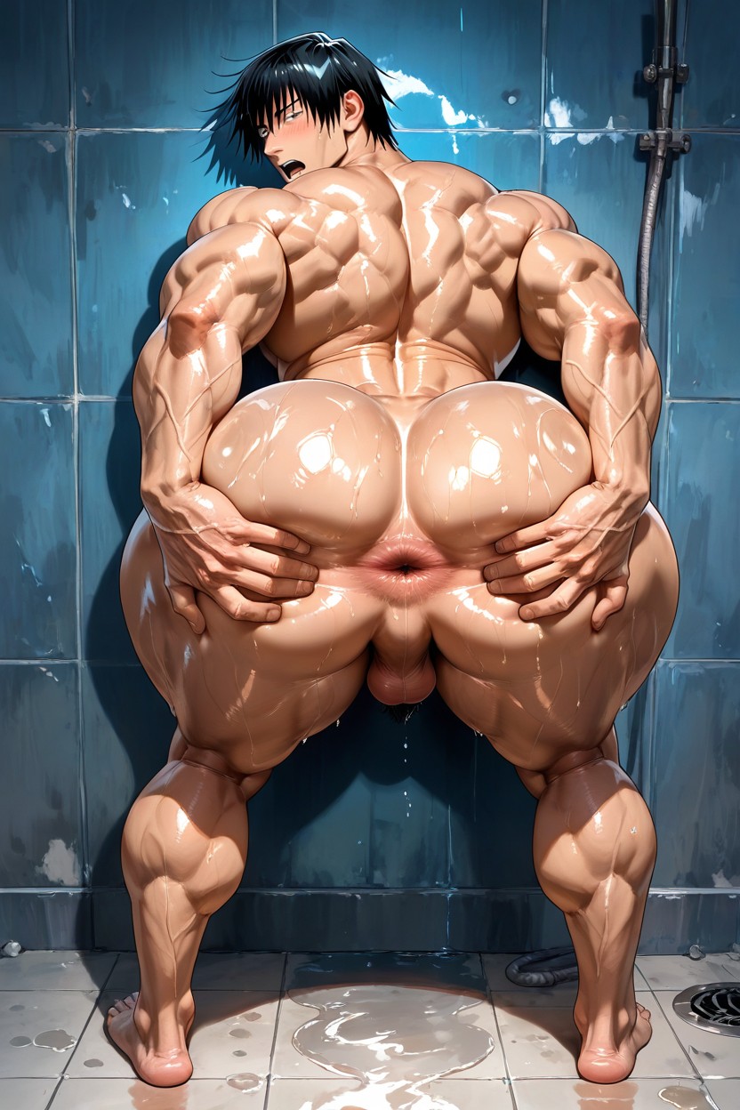 Sloppy Asshole, Looking At Viewer, Huge Ass AI Gay Porn