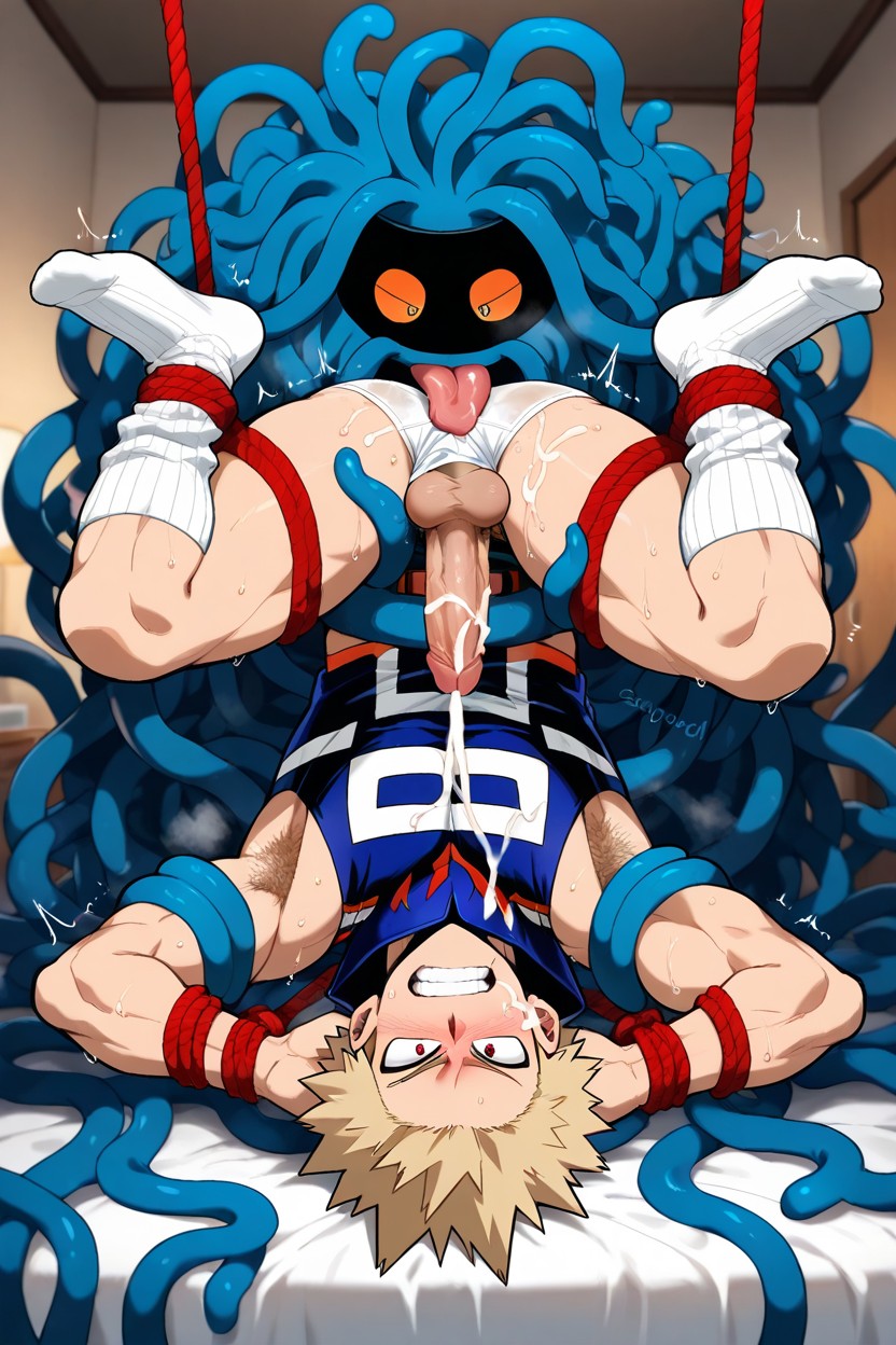 Sagging Balls, Tangrowth’s Tentacle Touching His Body, Steam AI Gay Porn