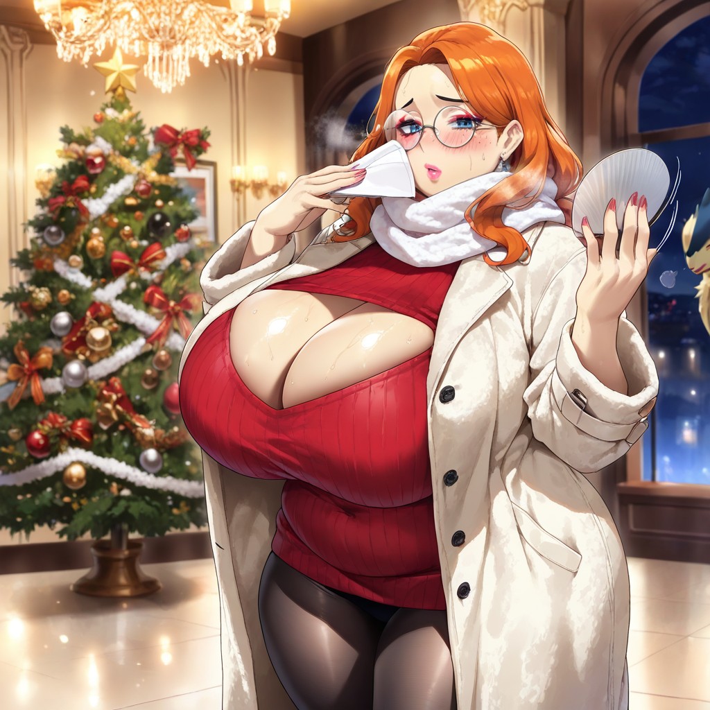 Heavy Breathing, Full Thighs, Long Hair AI Gay Porn