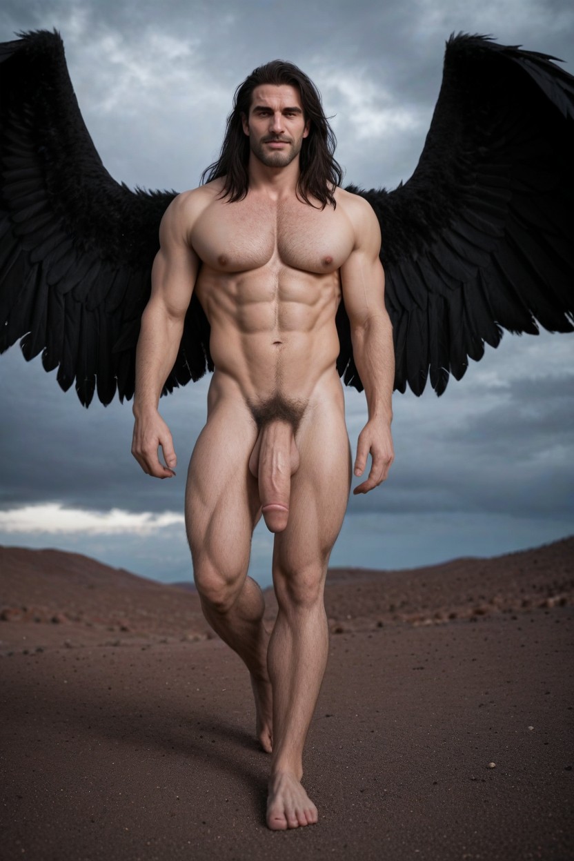Horny, Muscular, A Well-defined AI Gay Porn