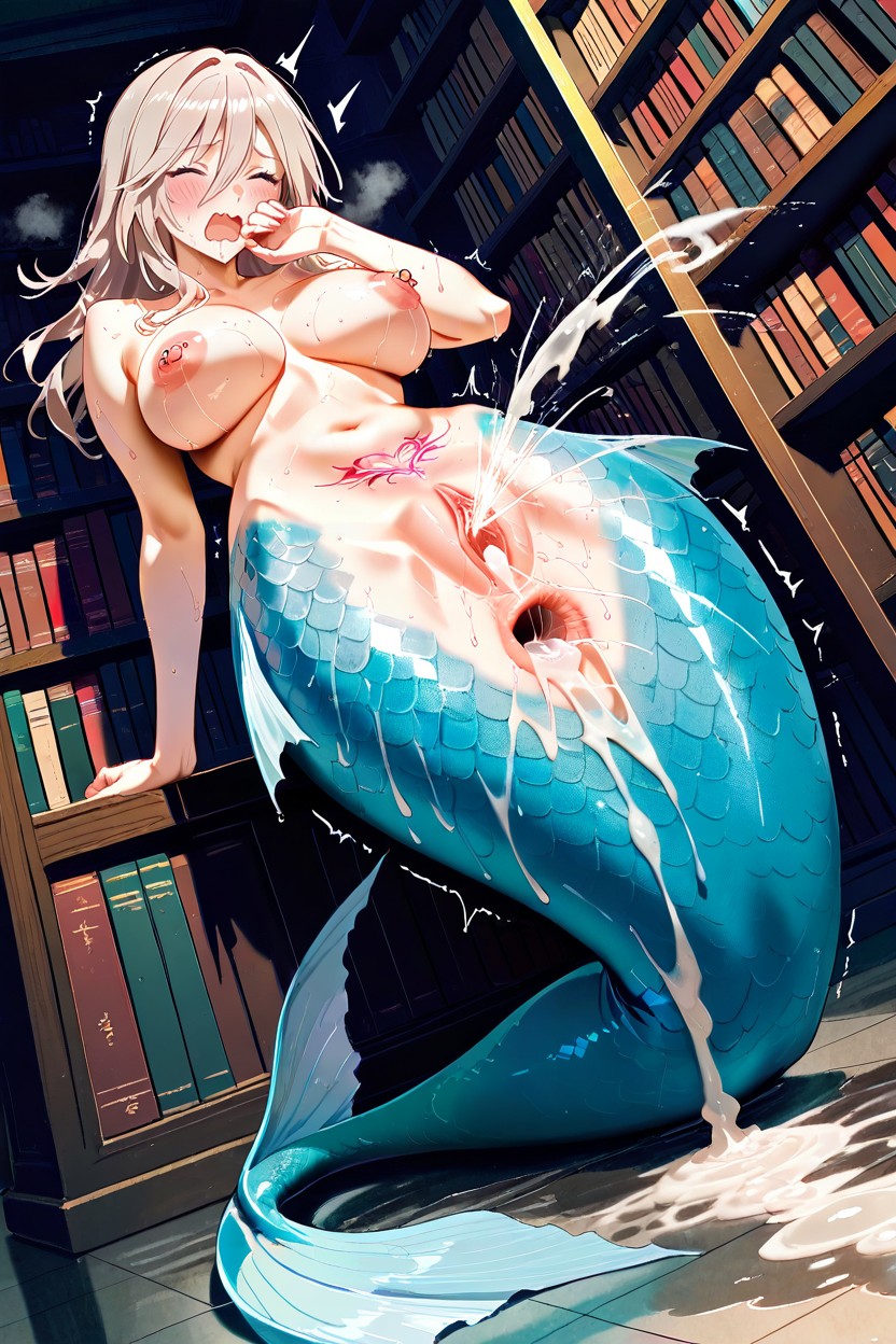 No Human Legs, Spitting Cum From Mouth, Large Ass Hentai AI Porn