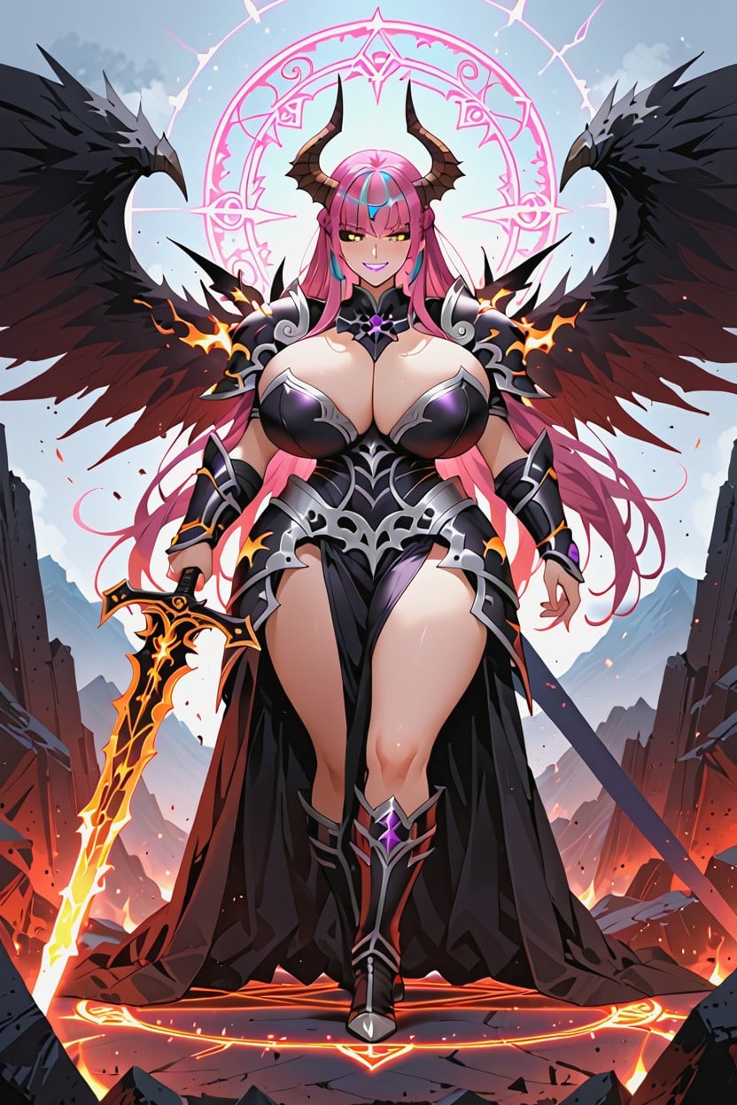 Hyper Breast Size, Smart, Demonic Hentai IA
