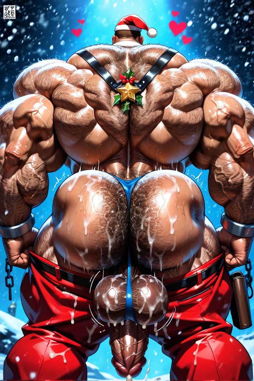 Ultra Hairy Arms, Detailed Face, Romantic AI Gay Porn