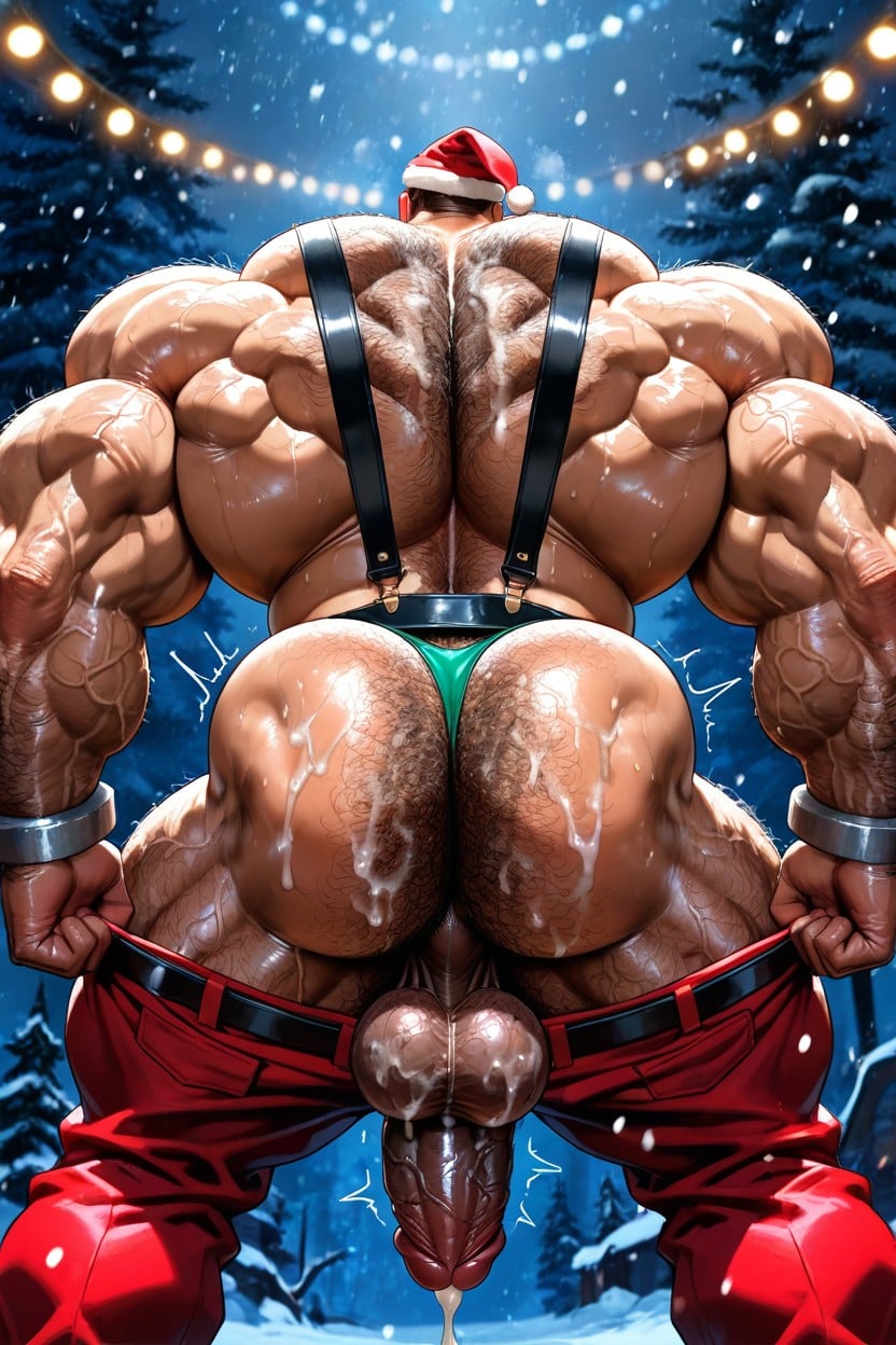 Huge Square Jawline, Holly Tentacles Wrapping Around Pecs And Cock, 25+ AI Gay Porn
