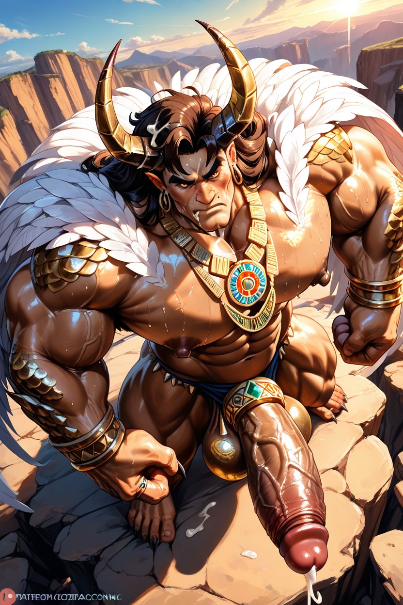 Hdr, Body Fat, Heavy Fit Thighs AI Gay Porn