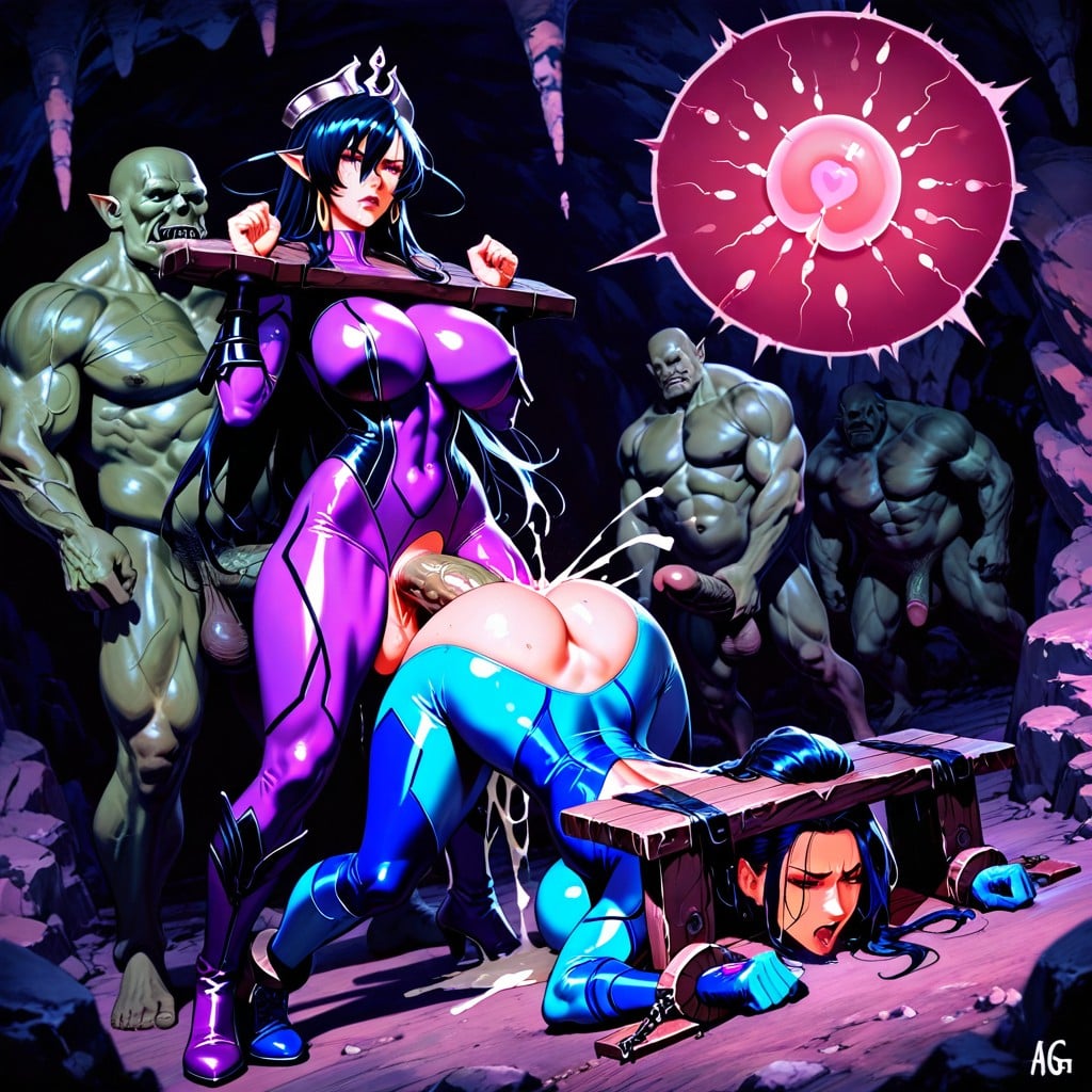 Orgy, Driping Cum, Posesión De Picota Hentai IA