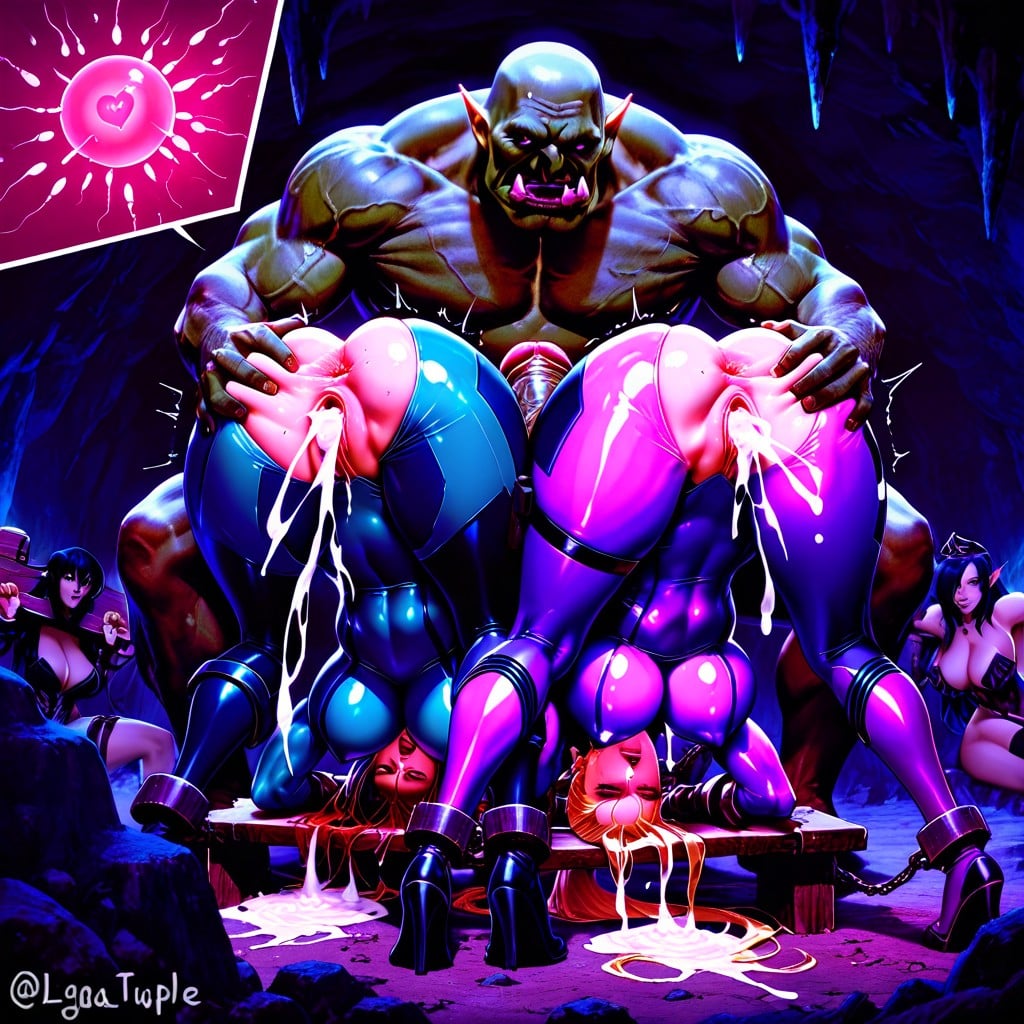 Gigantic, Monsters Orgy, Fucked From Behind Hentai AI Porn