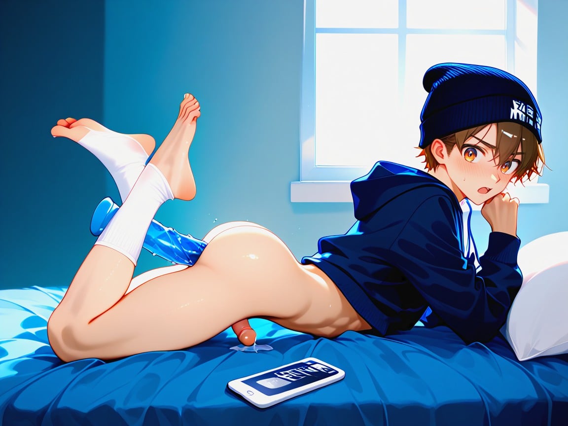 Small, Intruded Upon, White Socks AI Gay Porn